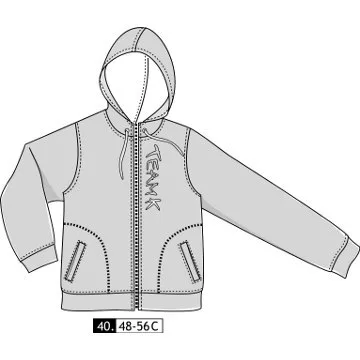 Мужская толстовка-ветровка (размер 50, 54) — лист 2