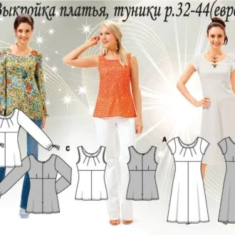 Женские платья, туники (размер 32-44евро)