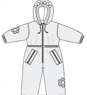 Слитный комбинезон, модель 13 из Оттобре 4/2002