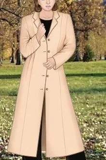 Женское пальто (размер 48-56)