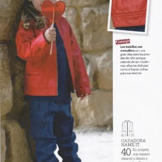 Куртка детская (размер 4-6-8лет, Patrones № 352/2015 модель 40)