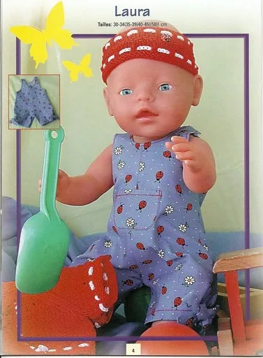 Песочник для куклы Baby Born ростом 43-45 см — лист 1