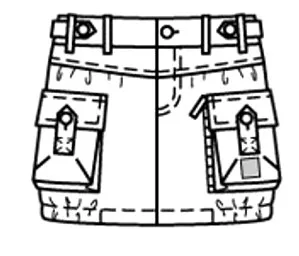 Оригинальная юбка для девочки (р. 122-146) — лист 3