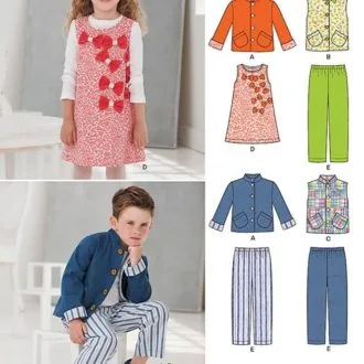 Комплект одежды для мальчика и девочки (размер 3-8лет)
