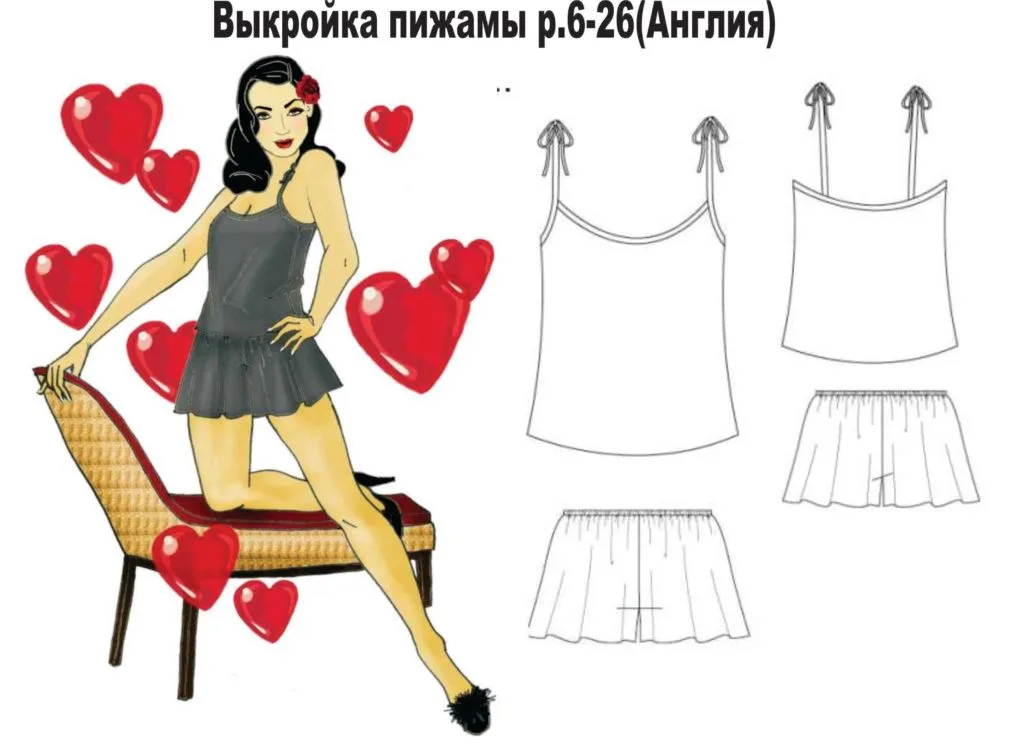 Жіноча піжама (розмір 34-54євро)