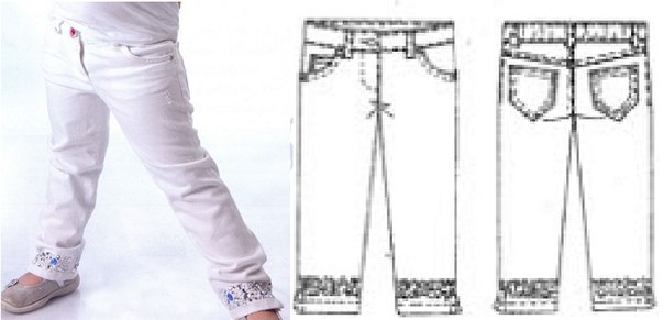 Как сшить джинсы для мальчика (интересный крой), размер 98 — 128 см