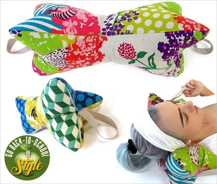 Подушка для релаксации с завязками — лист 1