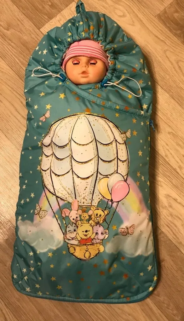 Конверт-мішок для малюків із капюшоном