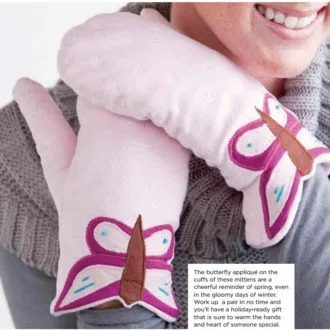 Женские варежки «Butterfly Mittens»