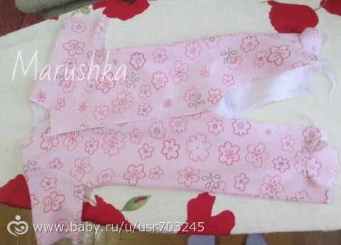 Слип для куклы Беби Бон с асимметричным запахом — лист 7