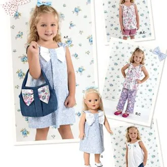 Комплект платьев для девочки (размер 3-8лет)