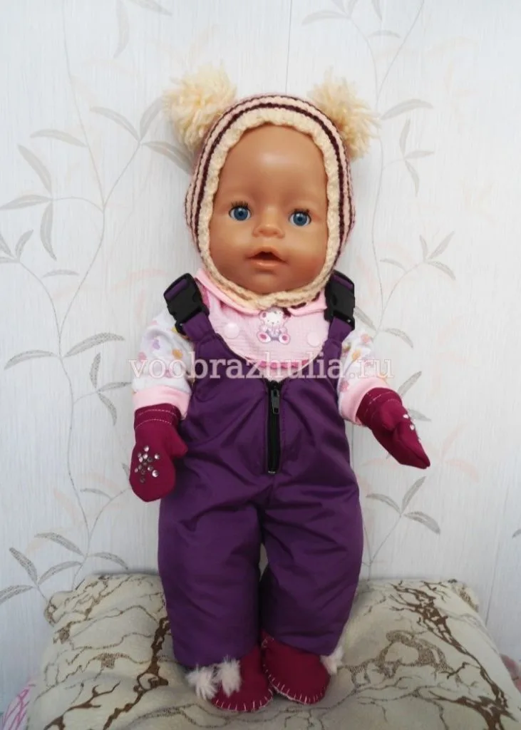 Полукомбинезон для куклы Baby-Born — лист 1