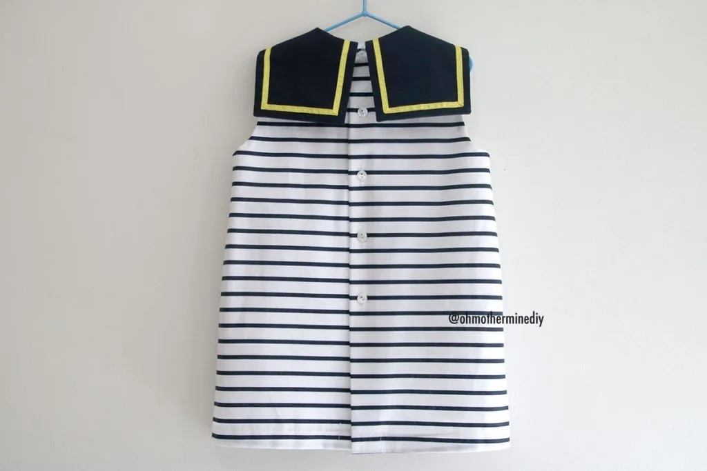 Платье для девочек «Морячка» (размер 9мес-7лет) — лист 2