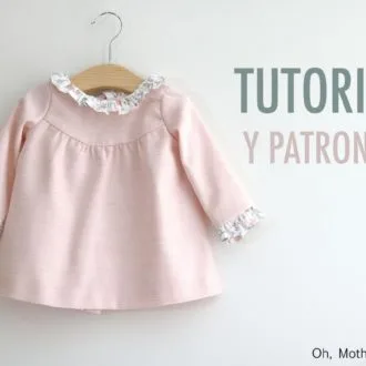 Платье для девочки с расклешенным кроем и оборками, 2-8 лет
