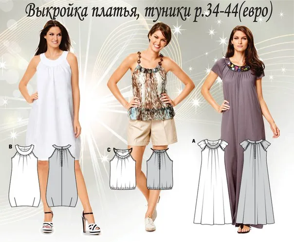 Жіноча сукня, туніка (р 34-44 євро)