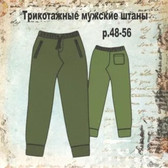 Мужские трикотажные штаны (размер 48-56)