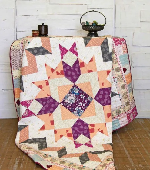 Лоскутное одеяло Mandala Dreams от Maureen Cracknell (Art Gallery Fabrics) — лист 1