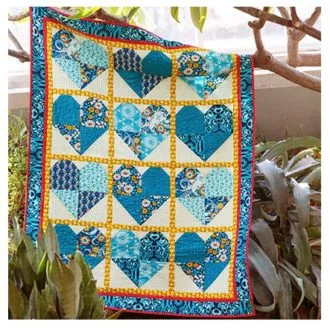 Сердечный квилт, инструкция в приложении