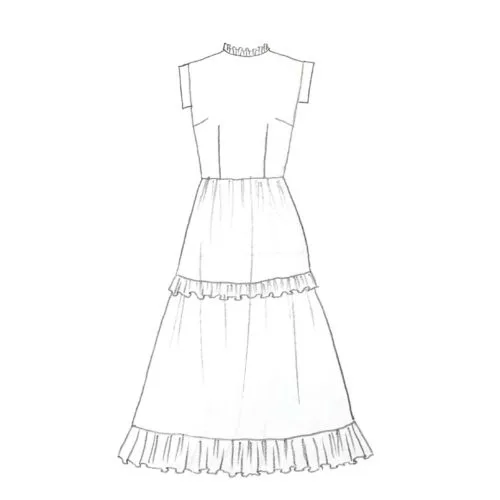 Многоярусное платье «Claire» на XXS–5XL — лист 2