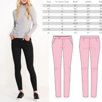 Женские брюки XS-XL размера