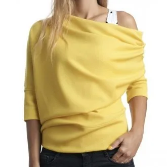 Пуловер асимметричного кроя S-XL