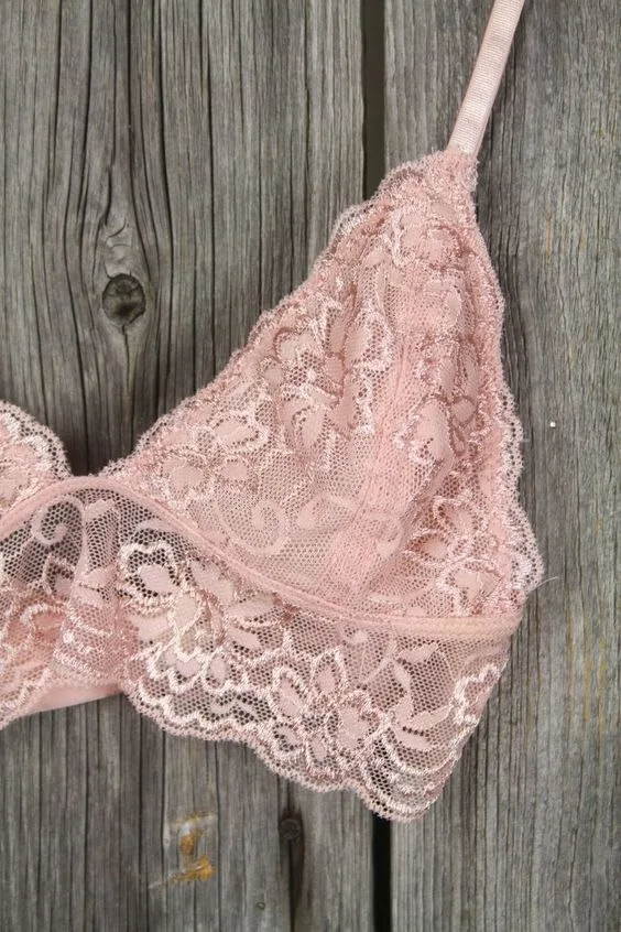 Асимметричный кружевной бралетт, размеры S-XL — лист 2