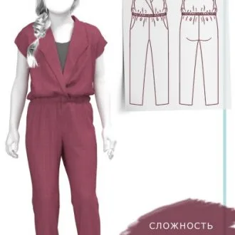 Комбинезон для девочки на рост 92-158