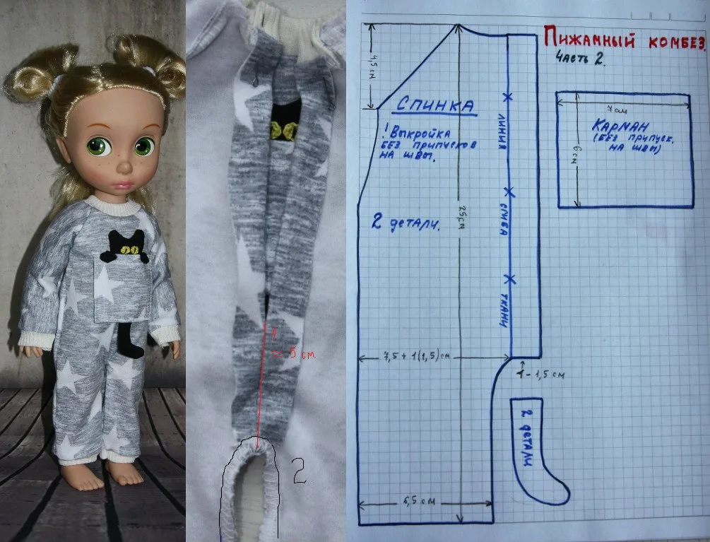 Выкройки для куколок — подробности в описании — лист 7