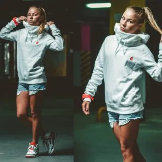 Худи с высоким воротником XS-XXL