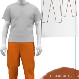 Мужские спортивные брюки 64 размера, рост 191-197 см