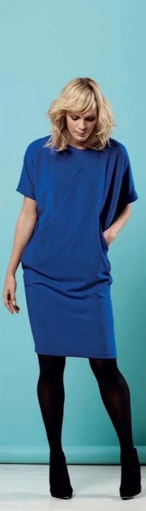 Вільна сукня з кімоно-рукавами та кишенями, XS-XL