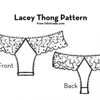 Кружевные трусы-стринги «Lacey» 32–34