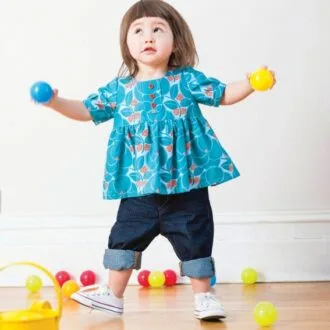 Выкройка туники для девочек р.2-6лет