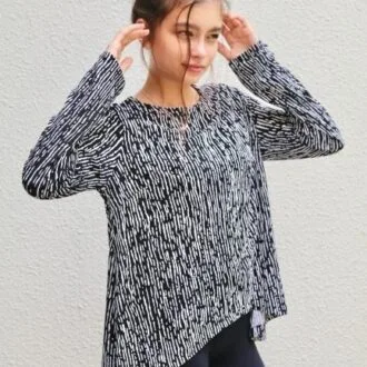 Туника с асимметричным низом S-XL
