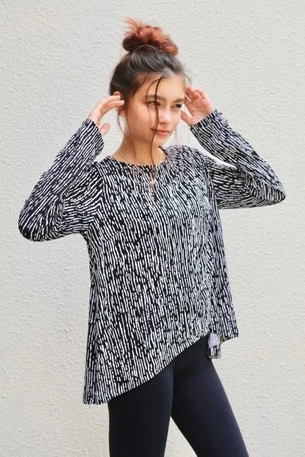 Туника с асимметричным низом S-XL — лист 1
