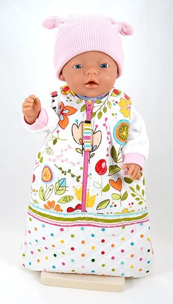 Выкройка Спальный мешок для куклы BABY BORN — лист 1