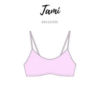 Спортивный бюстгальтер "Tami" с тонкими бретелями, XXS-XXL