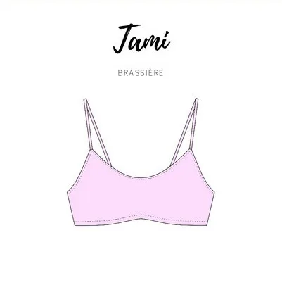 Спортивний бюстгальтер "Tami" з тонкими бретелями, XXS-XXL