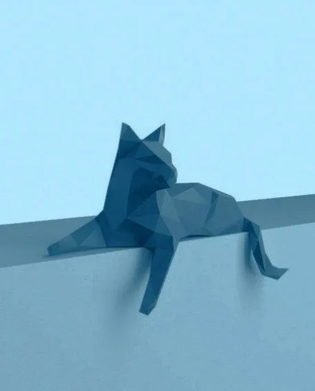 Кіт із паперу 3D