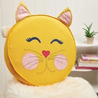 Шаблон Подушка Кошка