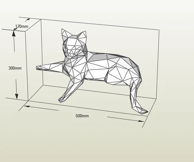Кіт із паперу 3D