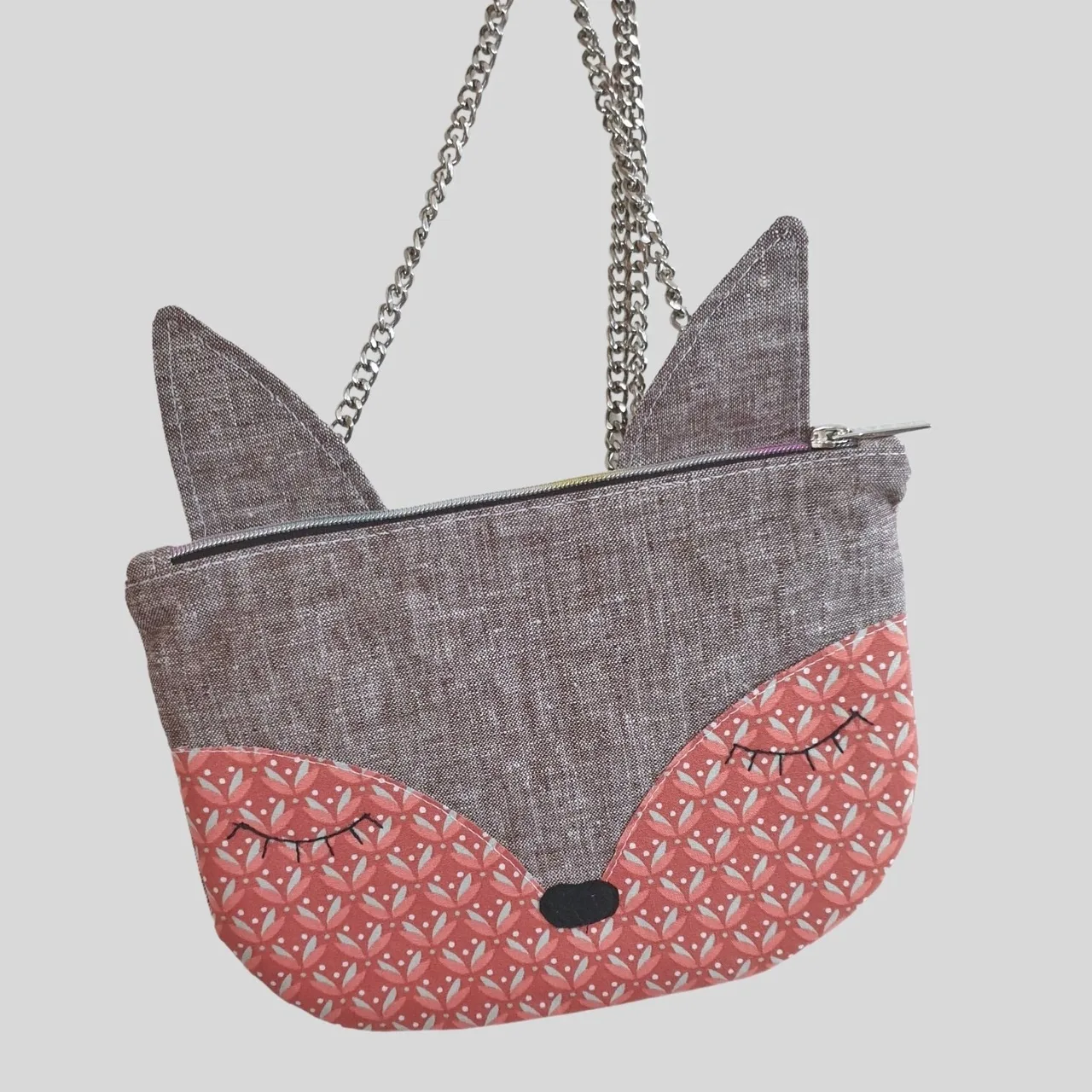 Выкройка Сумочки на молнии с мордочкой животных — лист 2