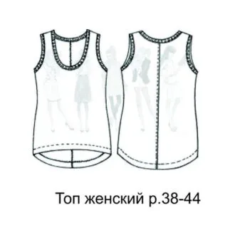 Женский топ размеры 38-44 евро