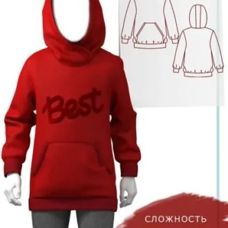 Детская толстовка оверсайз (98 и 152)