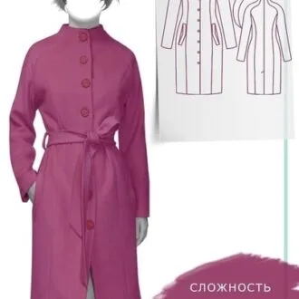Демисезонное пальто реглан (42, 54, 64)