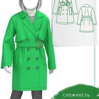 Детский тренчкот (рост 104 и 146)