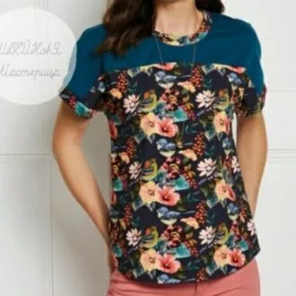 Женский трикотажный топ (XS-XL)