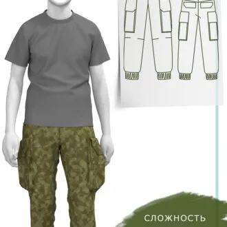 Мужские брюки карго (размер 42-66)