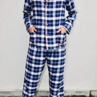 Мужская пижама: Брюки и рубашка (S-XXL)