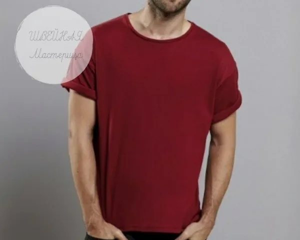 Мужская классическая футболка (XS,S,M,L,XL) — лист 1